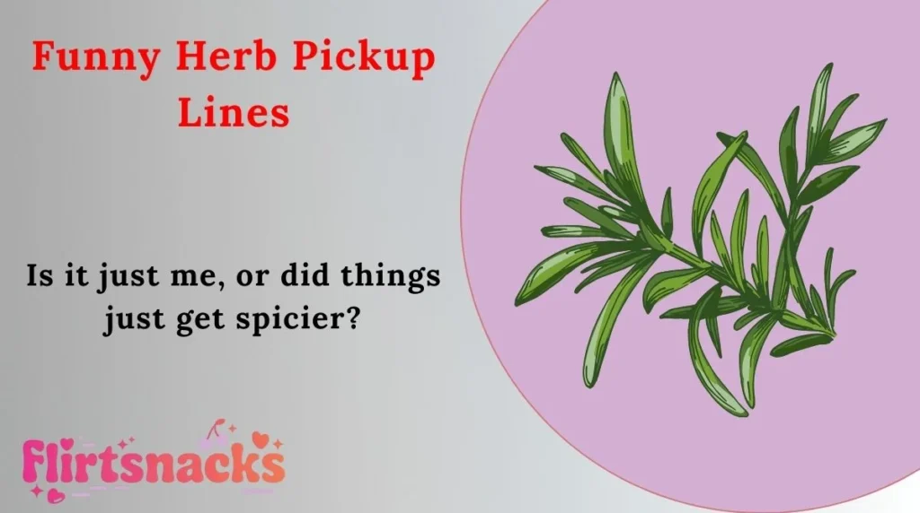 Funny Herb Pickup Lines