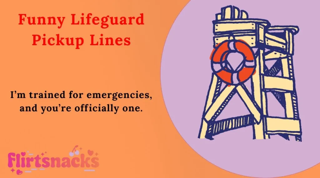 Funny Lifeguard Pickup Lines