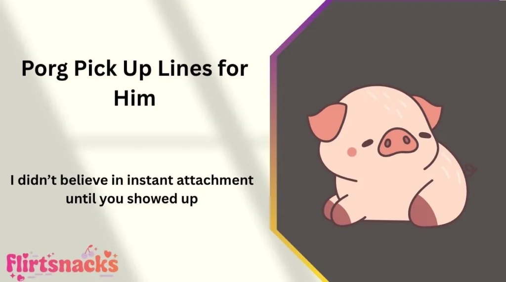 Porg Pick Up Lines for Him