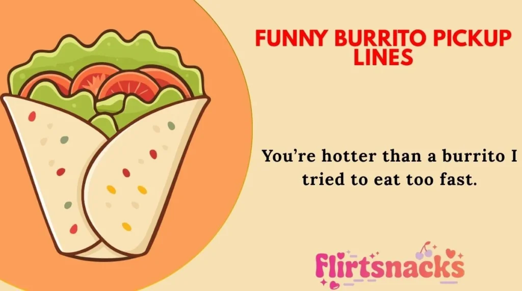 Funny Burrito Pickup Lines