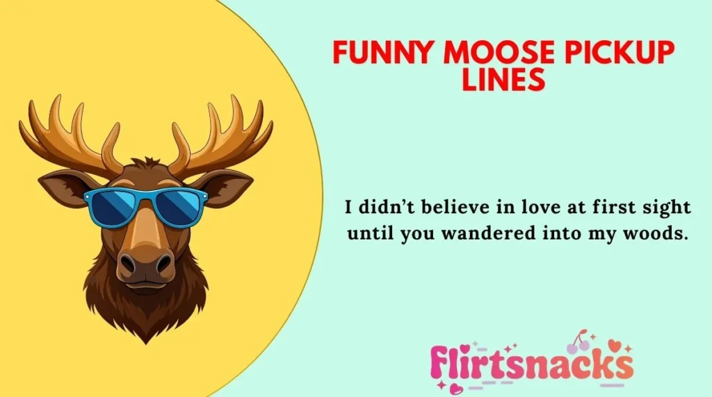 Funny Moose Pickup Lines