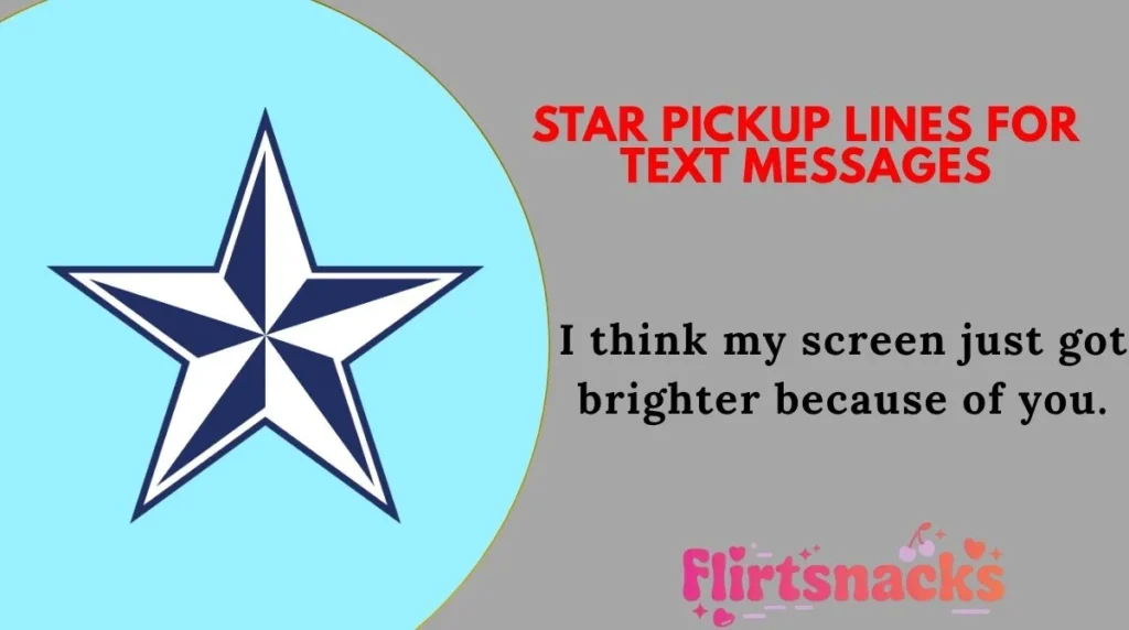 Star Pickup Lines for Text Messages