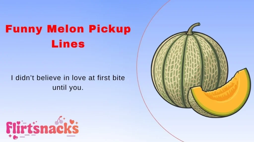 Funny Melon Pickup Lines