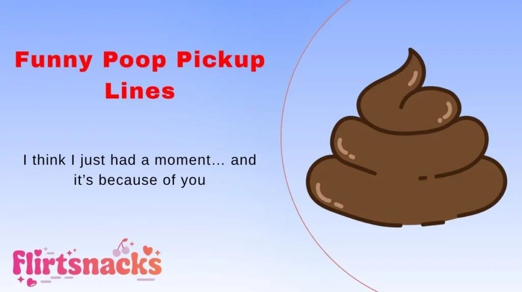 Funny Poop Pickup Lines