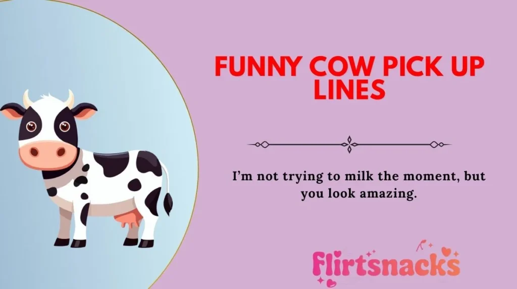Funny Cow Pick Up Lines