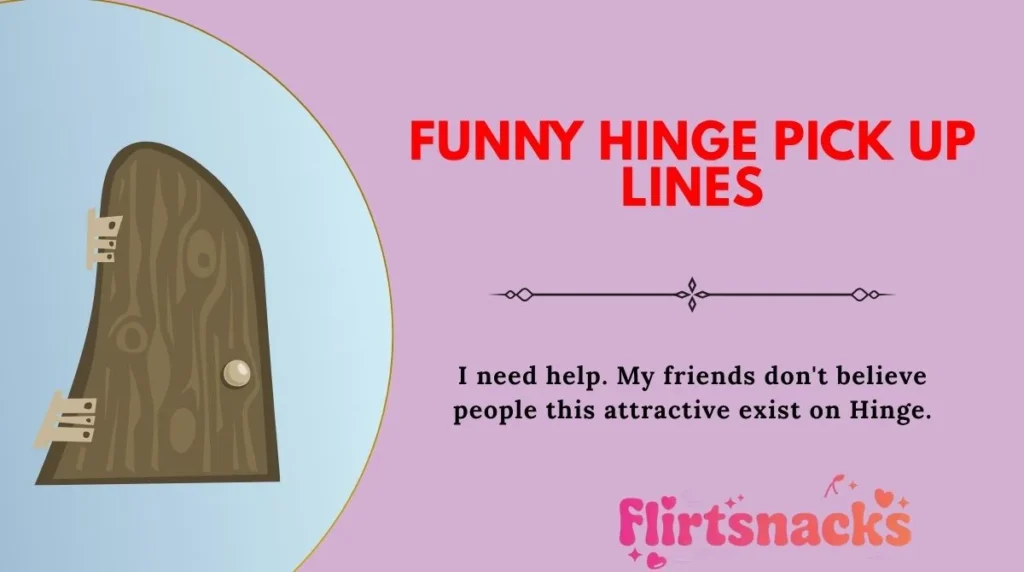 Funny Hinge Pick Up Lines