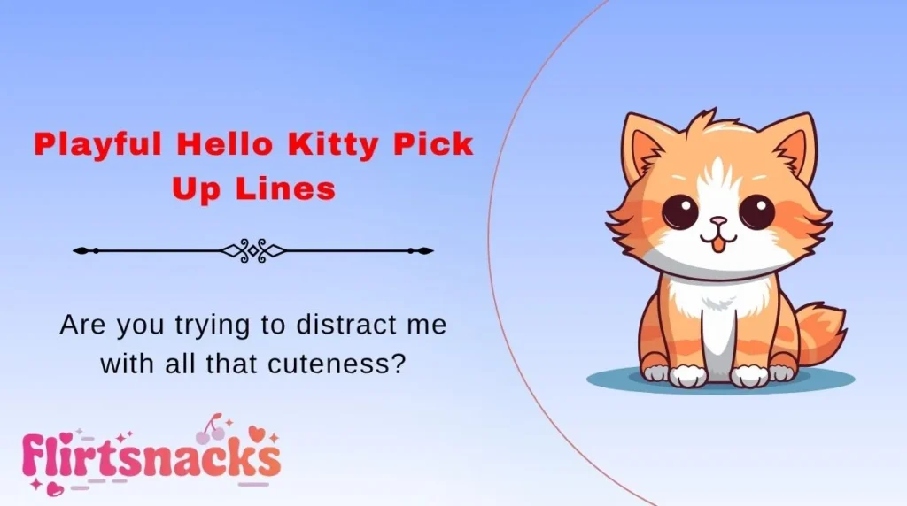 Playful Hello Kitty Pick Up Lines