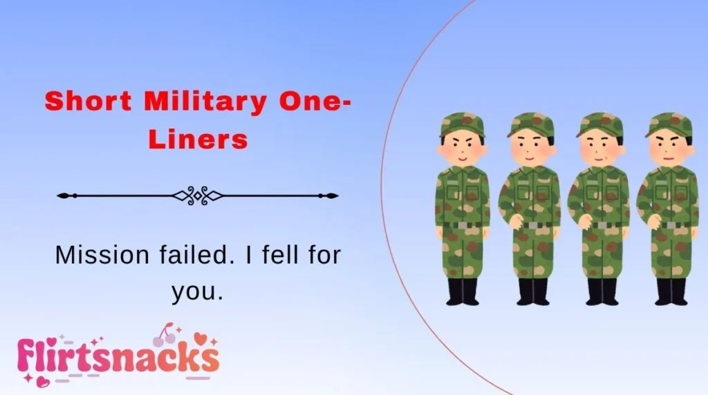 Short Military One-Liners