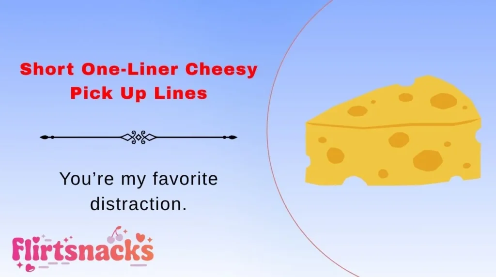 Short One-Liner Cheesy Pick Up Lines