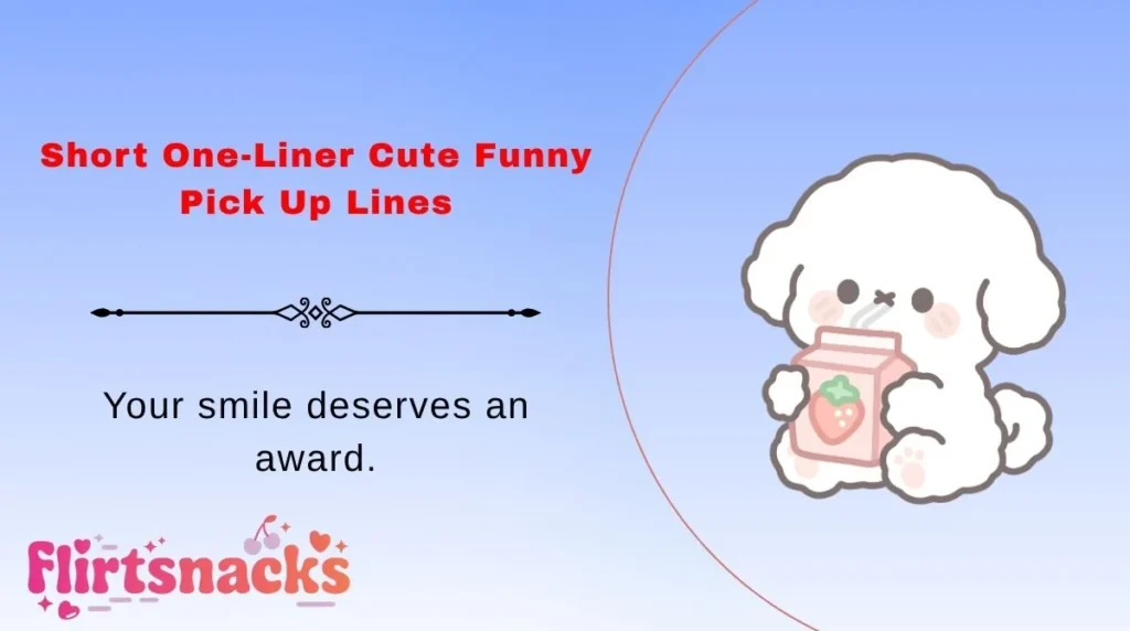 Short One-Liner Cute Funny Pick Up Lines