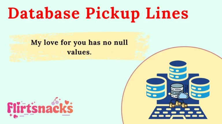 Database Pickup Lines