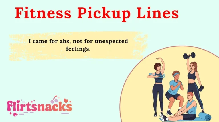 Fitness Pickup Lines