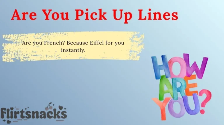 Are You Pick Up Lines