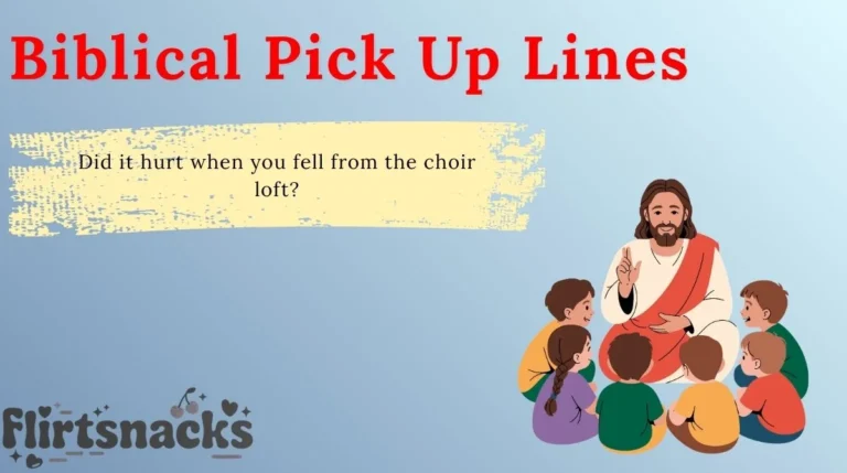 Biblical Pick Up Lines