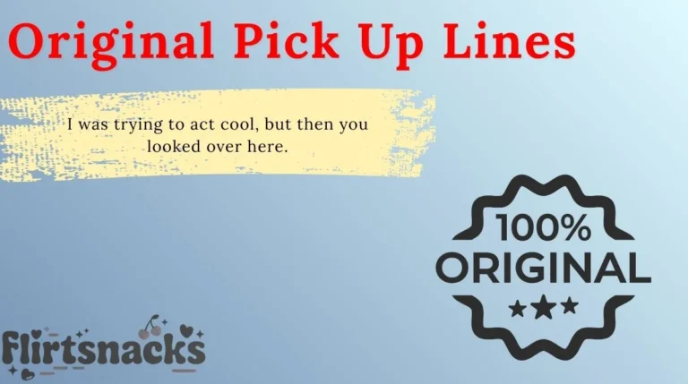 Original Pick Up Lines