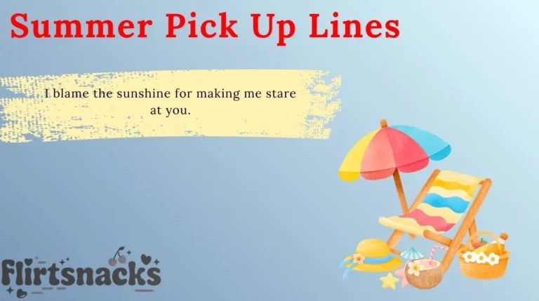 Summer Pick Up Lines