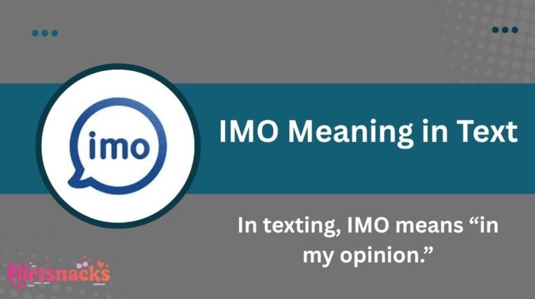 IMO Meaning in Text