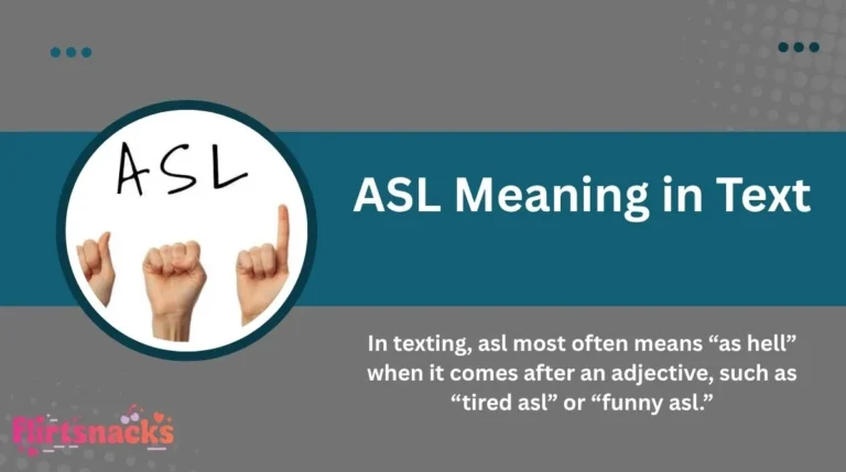 ASL Meaning in Text
