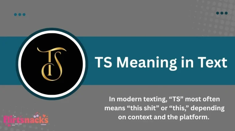 TS Meaning in Text